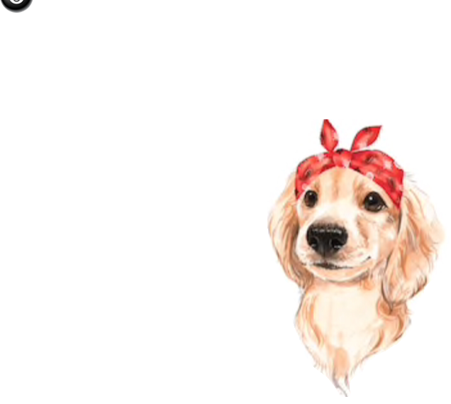 Golden Retriever Puppy With Red Bandana PNG