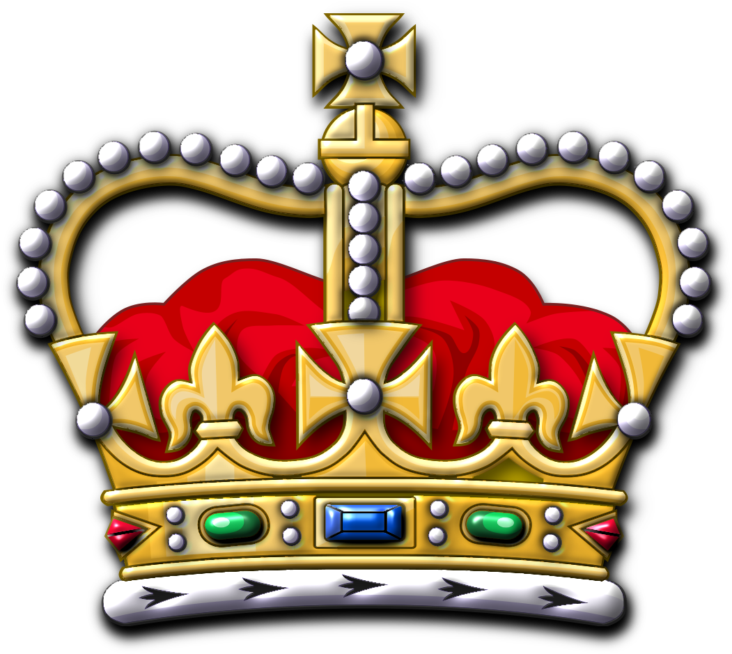 Golden Royal Crown Graphic PNG
