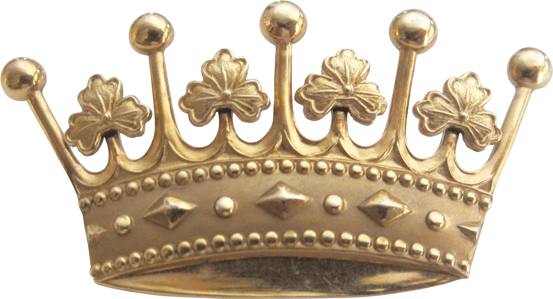 Golden Royal Crown Image PNG