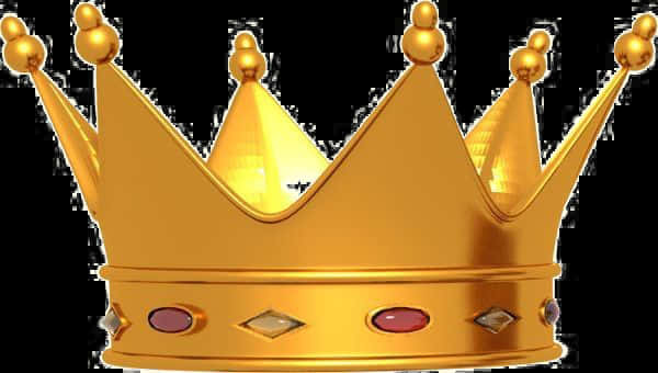 Golden Royal Crown PNG