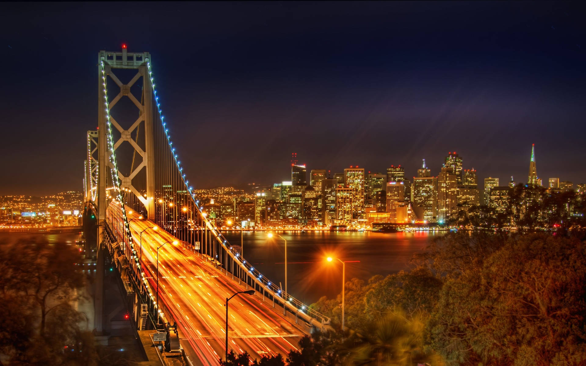 Golden San Francisco Photography Bay Bridge Picture
