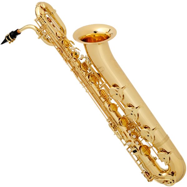 Golden Saxophone Isolated PNG