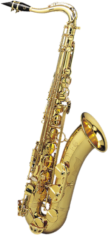 Golden Saxophone Isolated PNG