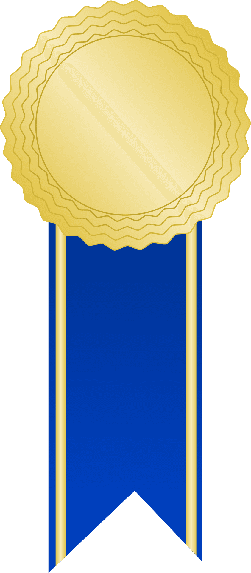 Golden Seal Award Ribbon PNG
