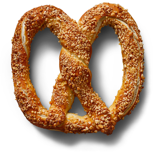 Golden Sesame Pretzel Isolated.png PNG