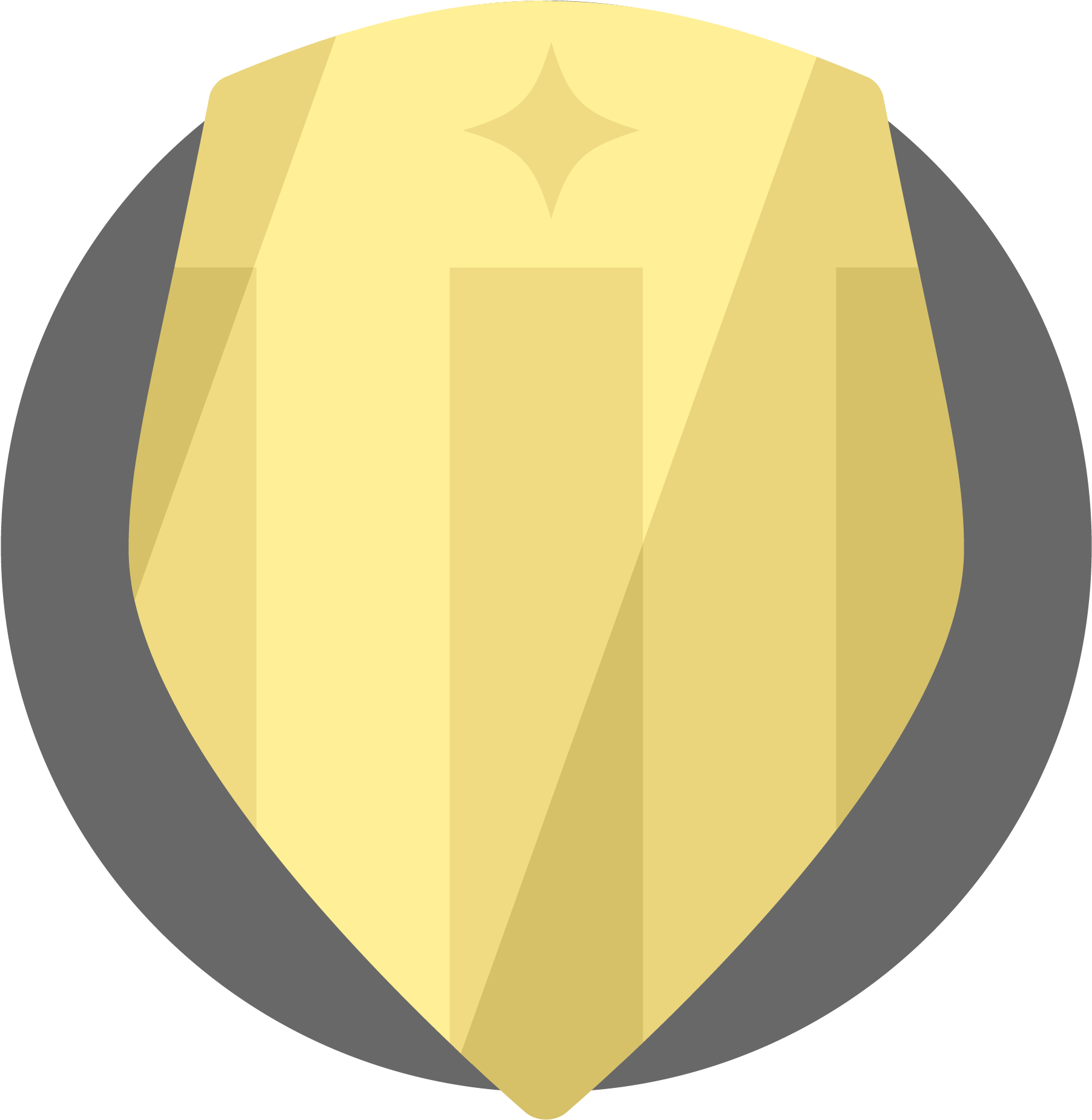 Golden Shield Icon PNG