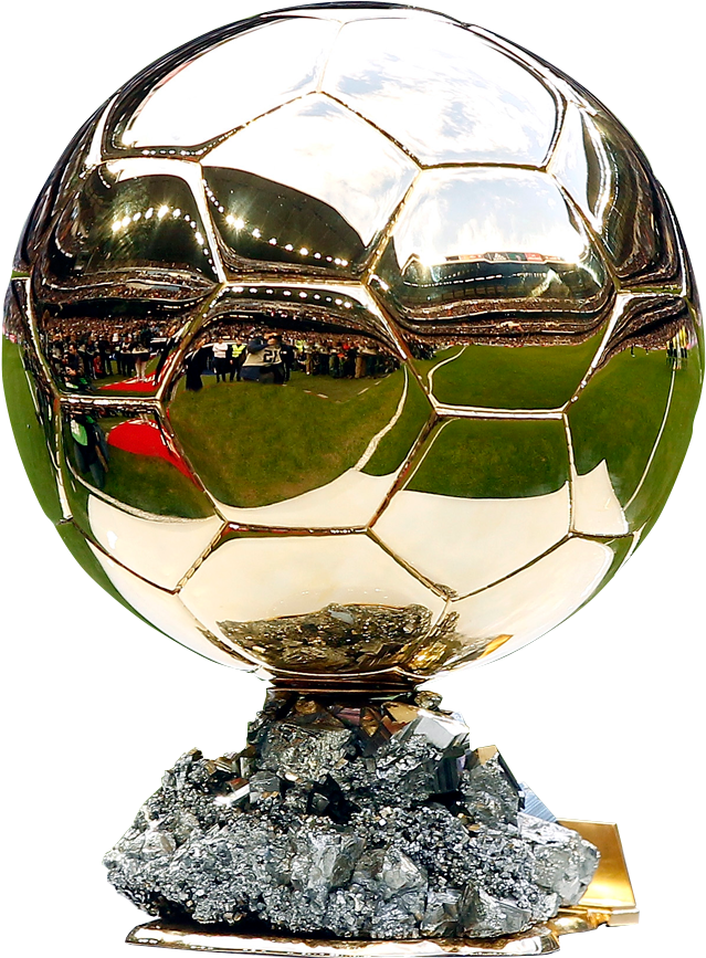 Golden Soccer Ball Trophy.png PNG