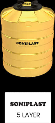 Golden Soniplast5 Layer Water Tank PNG