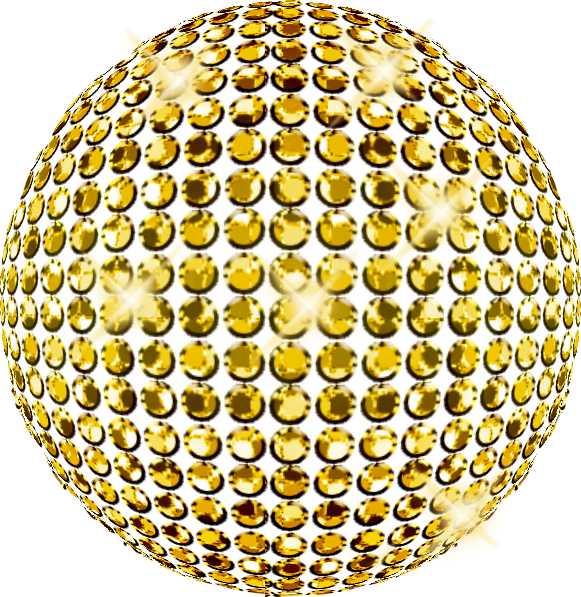 Golden Sphere Texture Pattern PNG