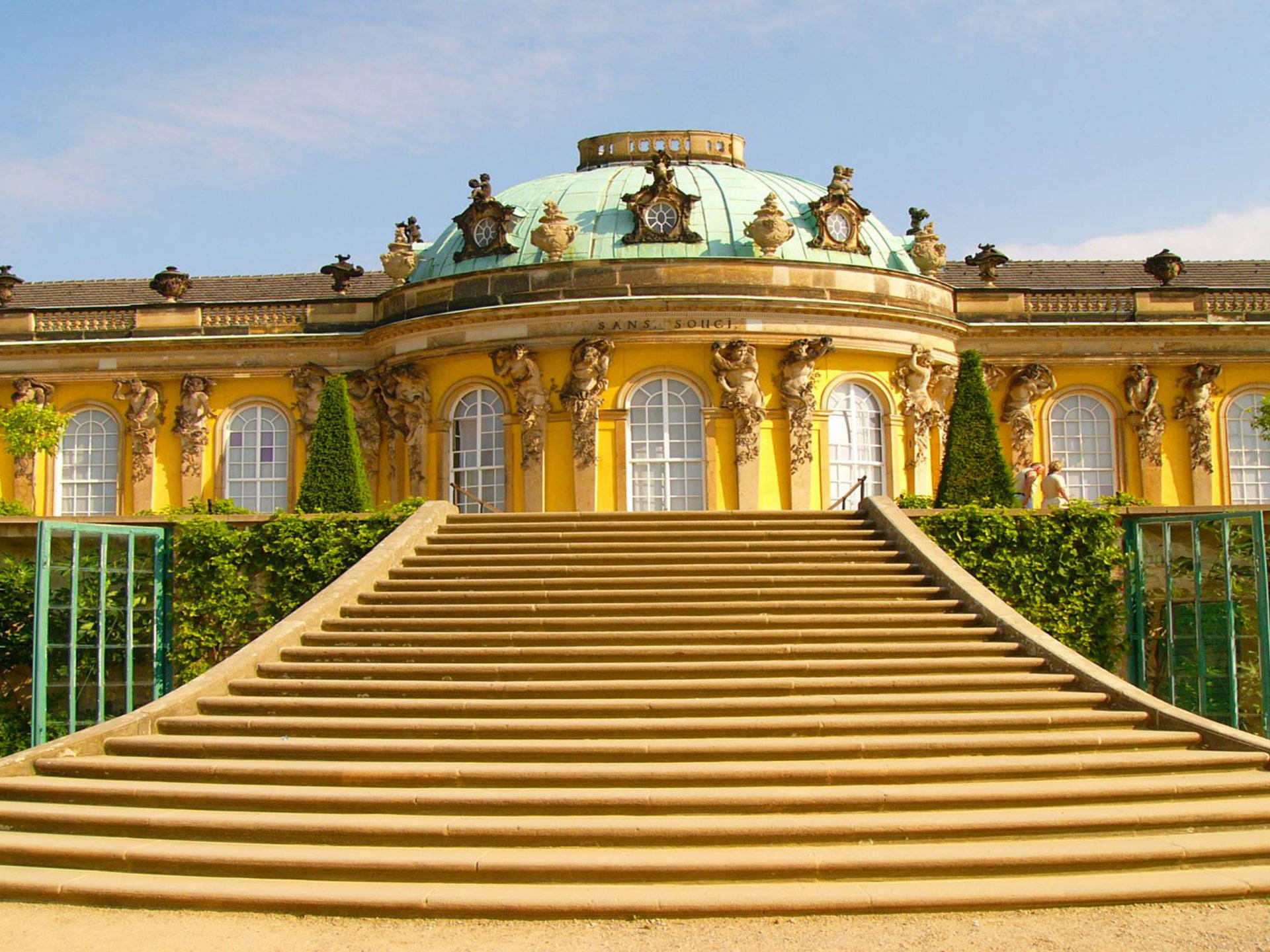 Golden Staircase Sanssouci Palace Potsdam Picture