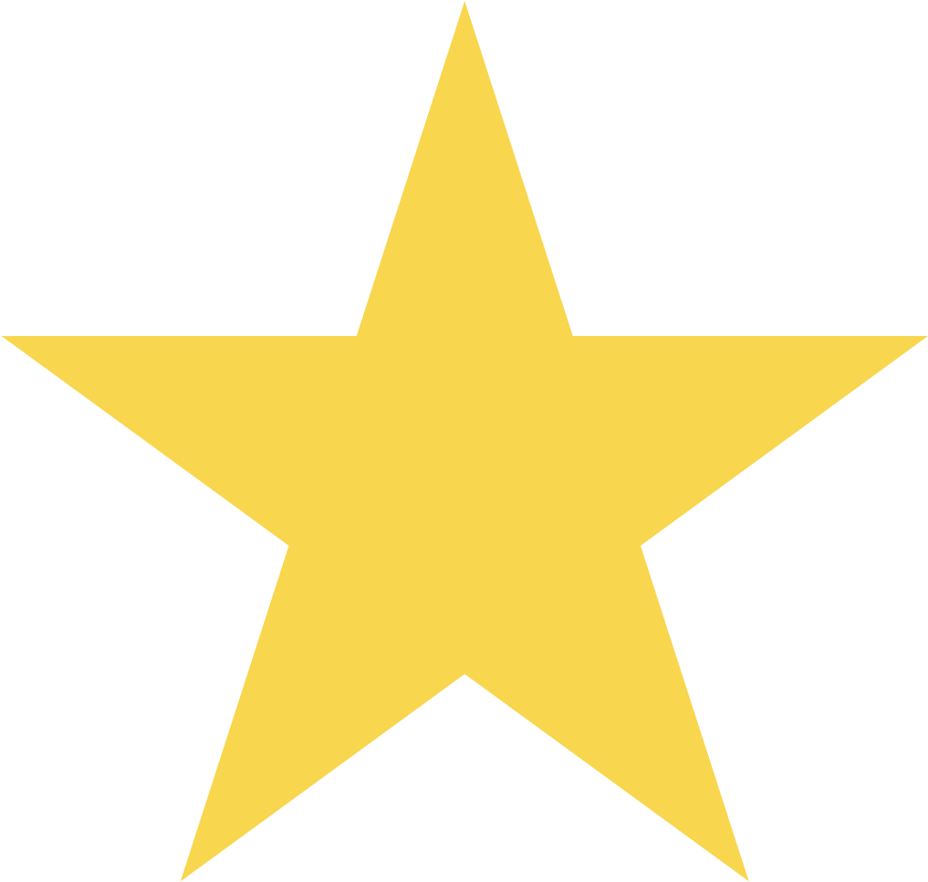Golden Star Clipart PNG