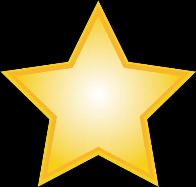 Golden Star Icon PNG