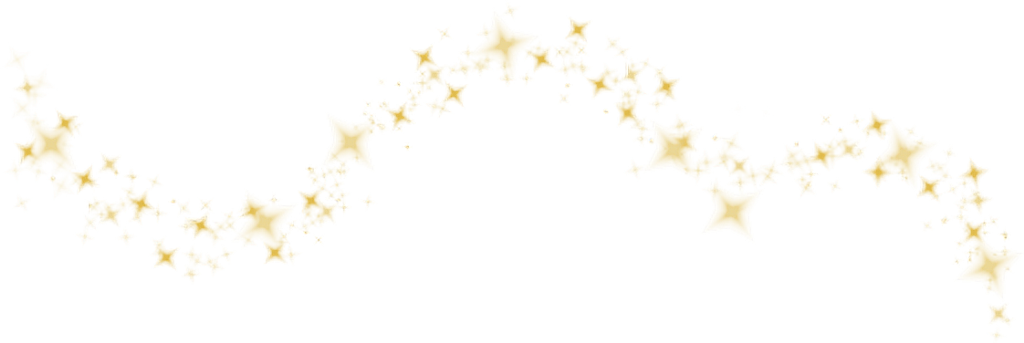 Golden Star Swirl Pattern PNG