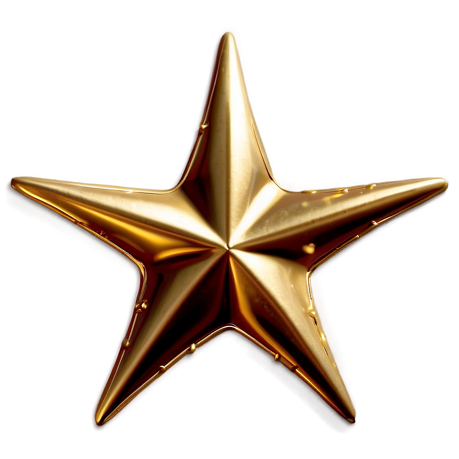 Golden Star Transparent Png 6 PNG