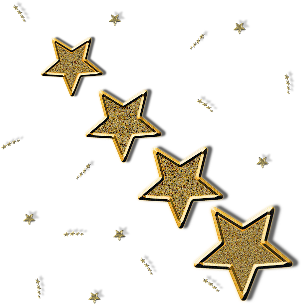 Download Golden Stars Scattered Background | Wallpapers.com