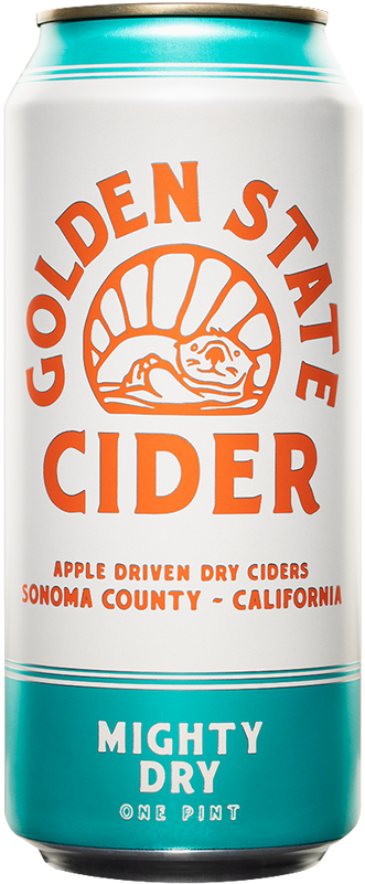 Golden State Cider Can PNG