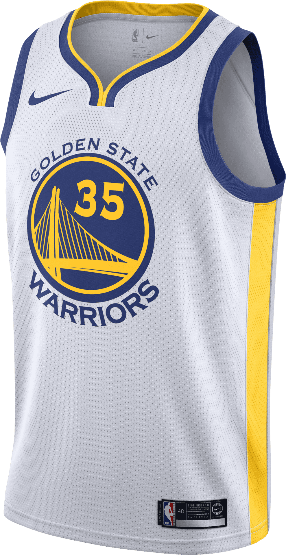 Golden State Warriors Jersey Number35 PNG
