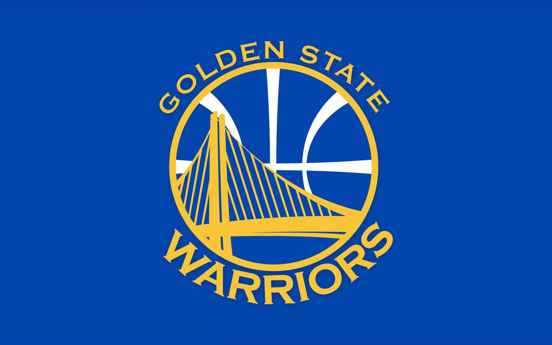 Offentlige GSW Golden State Warriors logo med det ikoniske blå og gule GSW brevskrivning Wallpaper