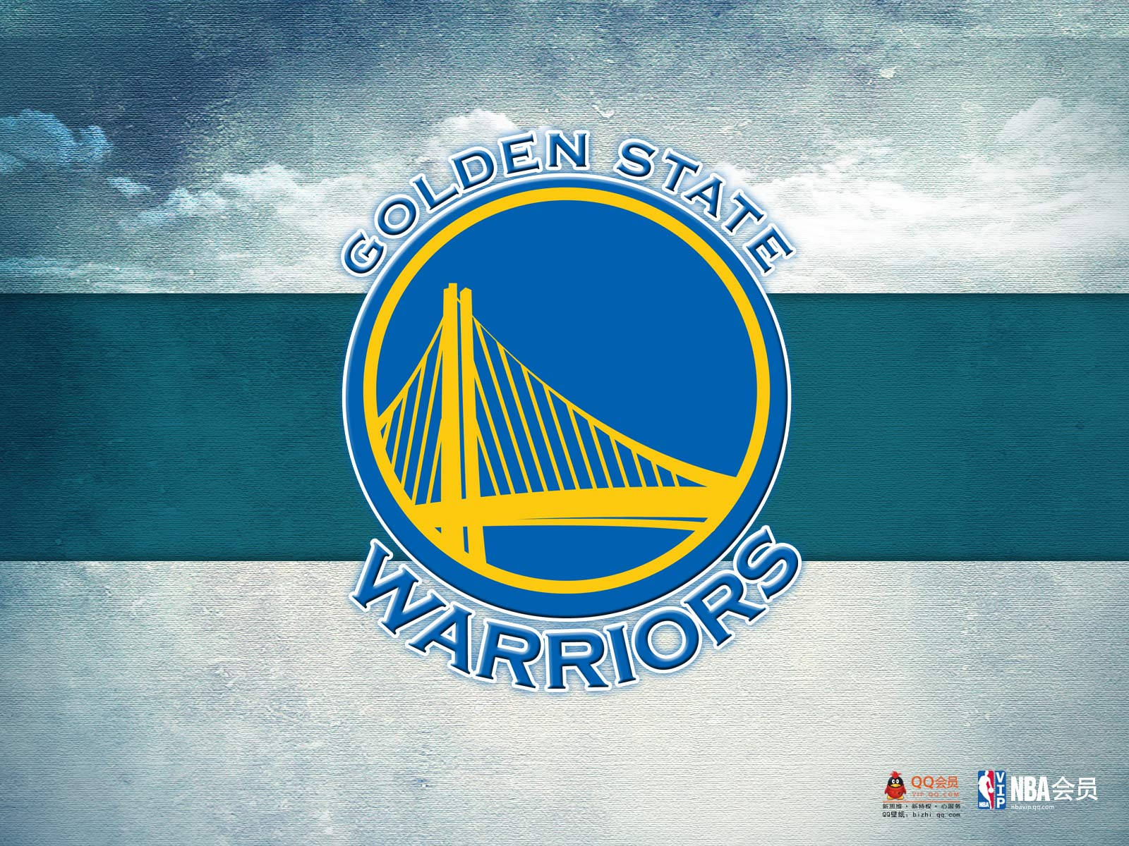 A Unique Perspective of Golden State Warriors Logo Wallpaper