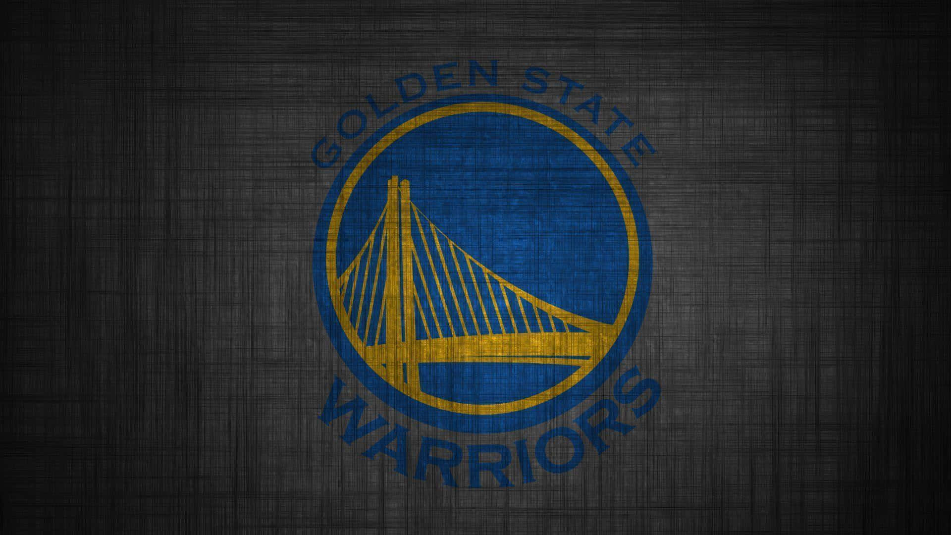 Golden State Warriors Logo Dark Background Wallpaper