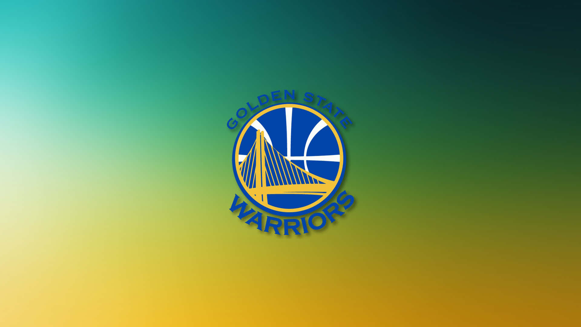 Det fantastiske Golden State Warriors logo Wallpaper