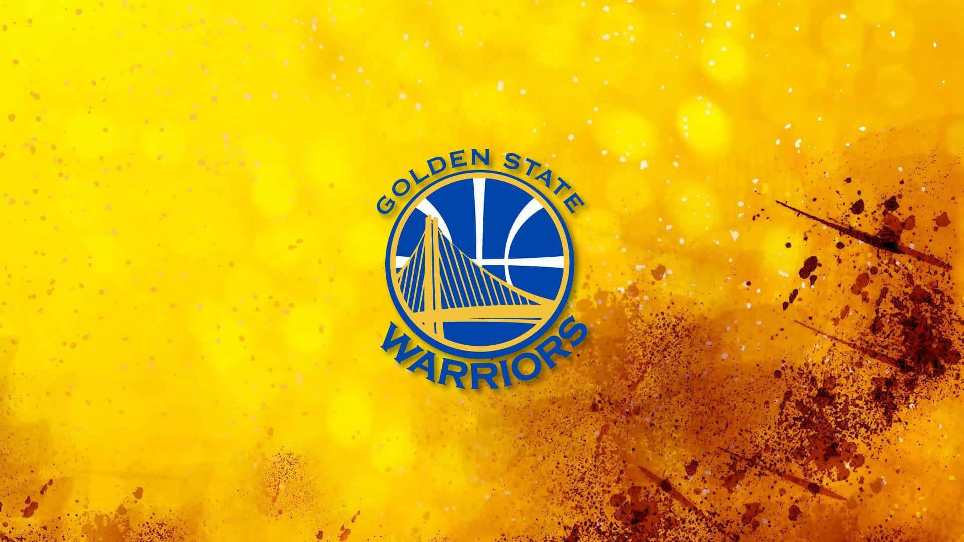 Golden State Warriors Logo Splash Background Wallpaper