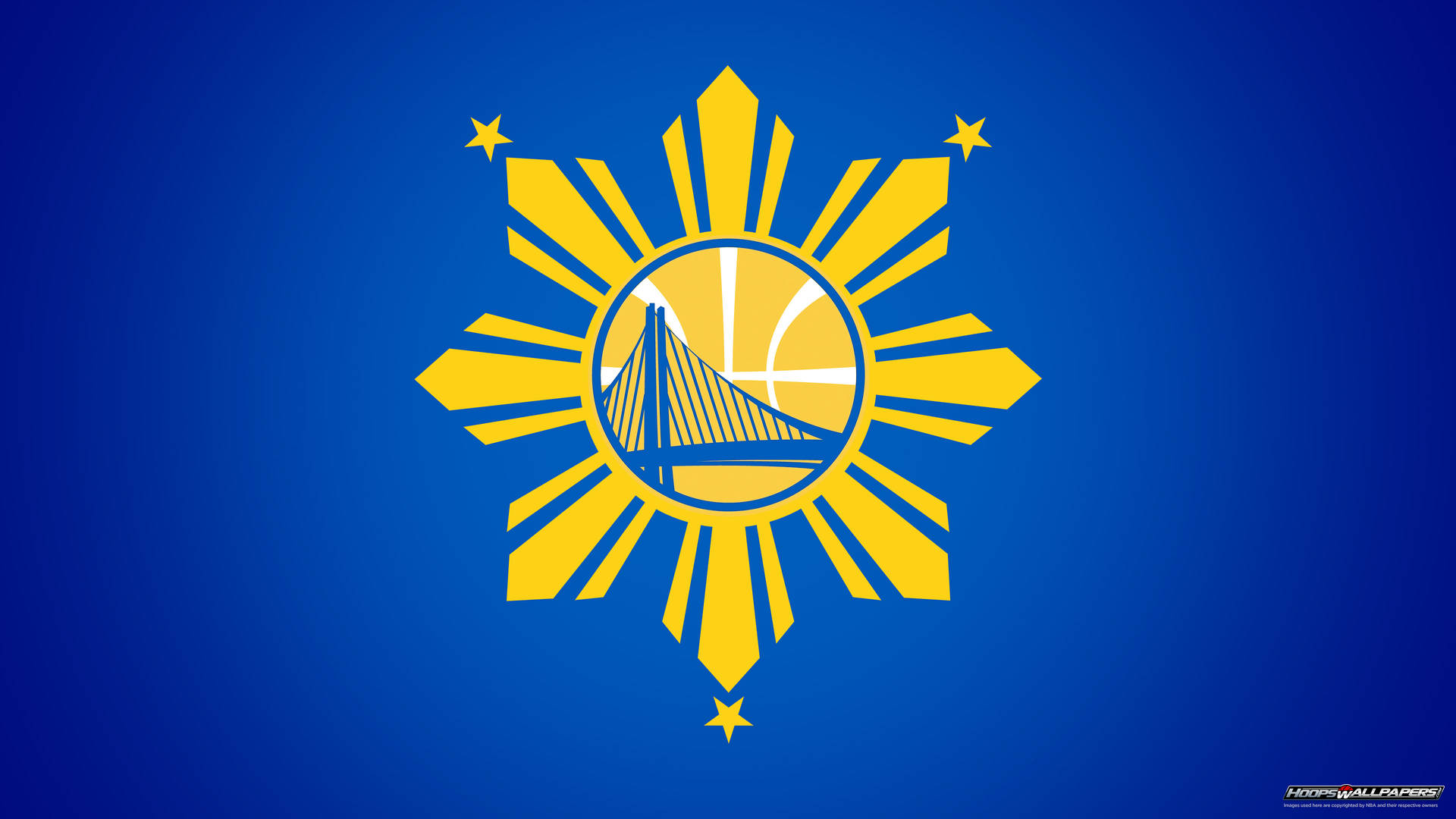 Golden State Warriors Philippine Themed Logo Wallpaper