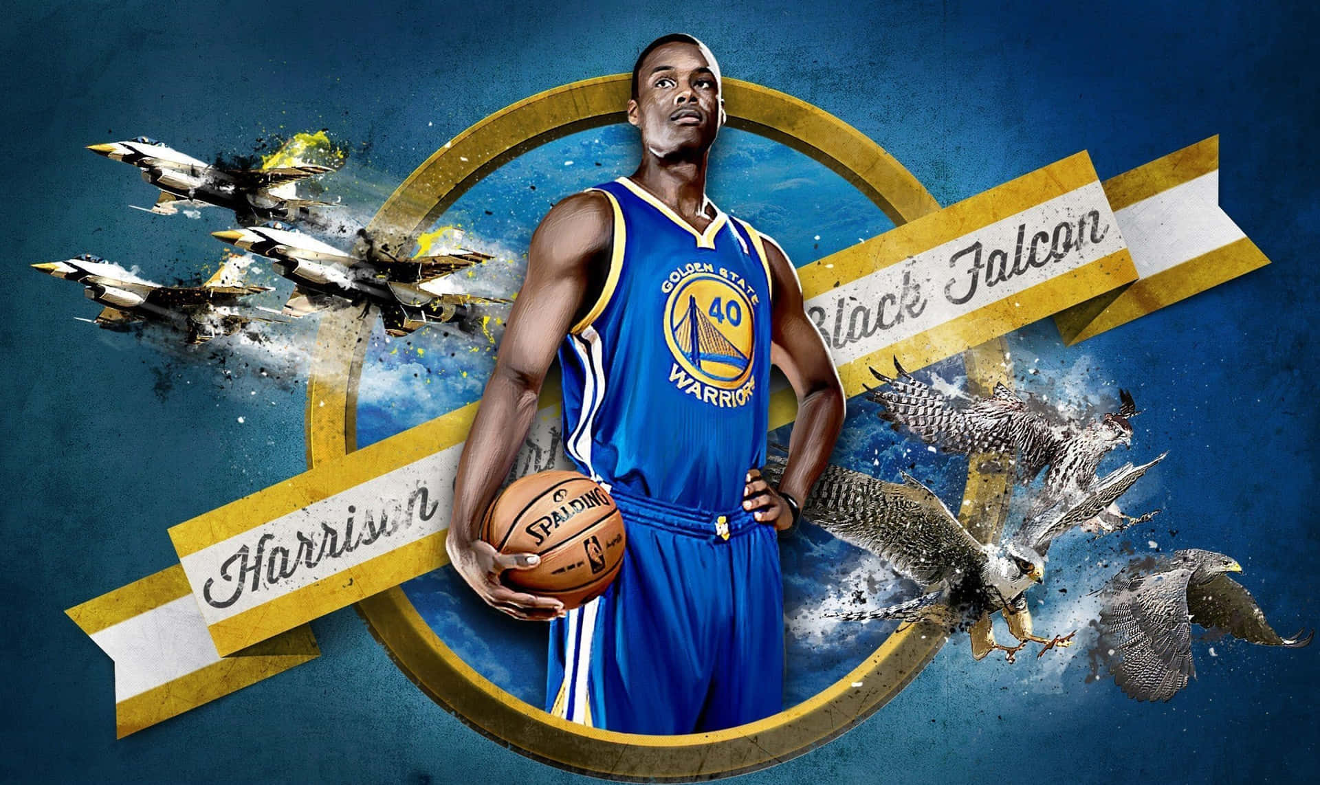 Golden State Warriors Player Falcon Theme Wallpaper