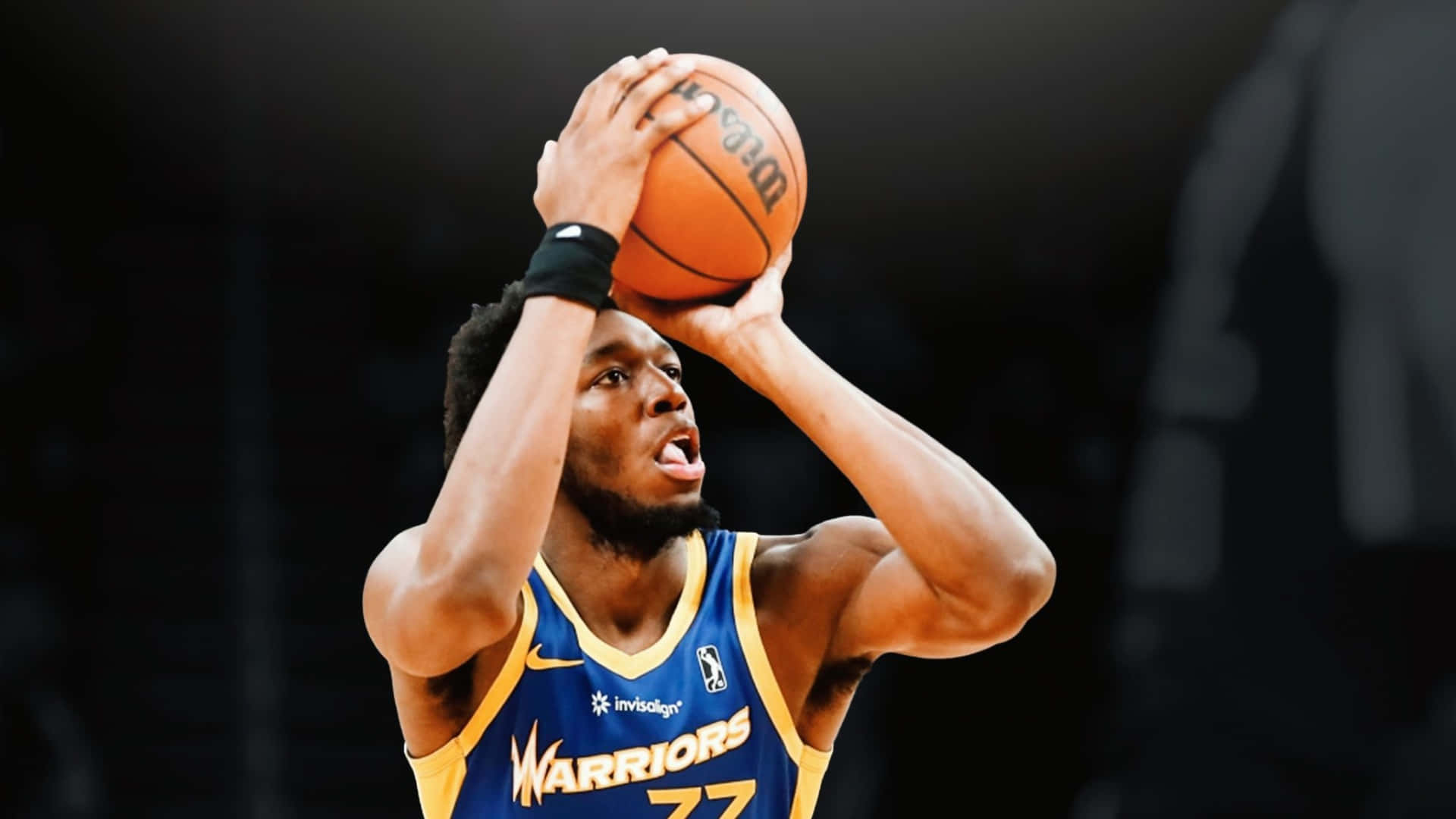 Golden State Warriors Player Free Throw Wallpaper