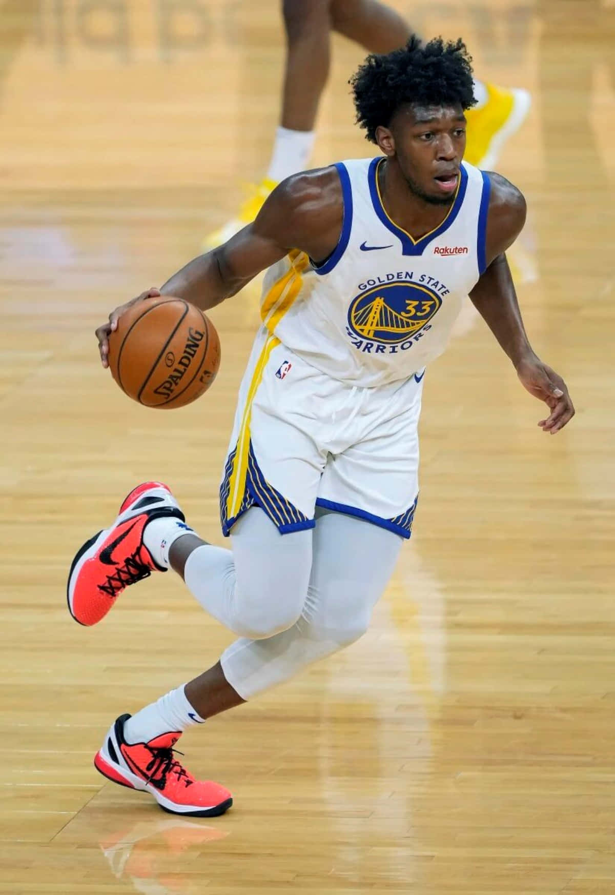 Golden State Warriors Player In Action Wallpaper