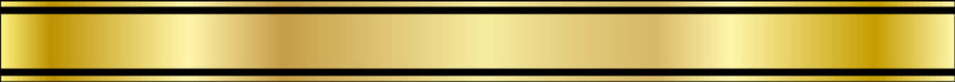 Golden Stripe Texture Banner PNG