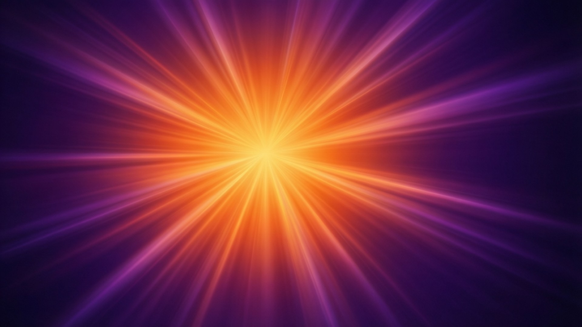 Un fond d'écran à dégradé radial chaud avec transition de l'orange au violet.