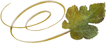 Golden Swirland Green Leaf Artwork PNG