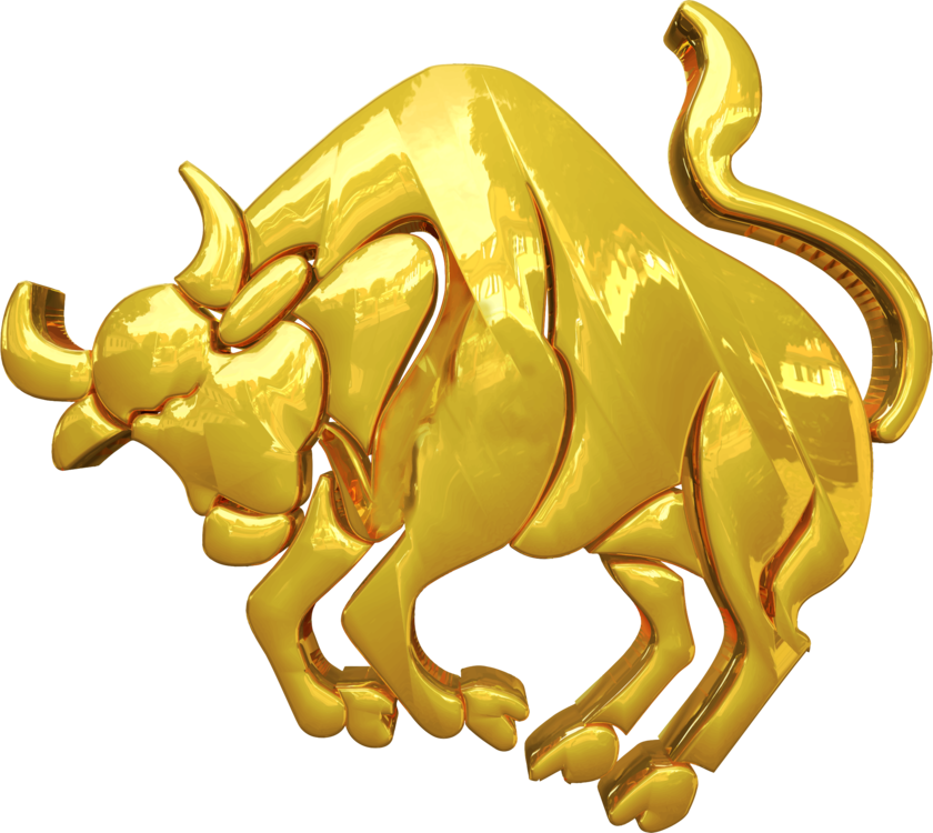 Download Golden Taurus Sculpture | Wallpapers.com