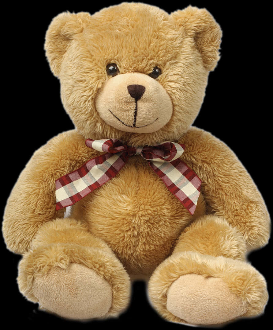 Golden Teddy Bear Plush Toy PNG