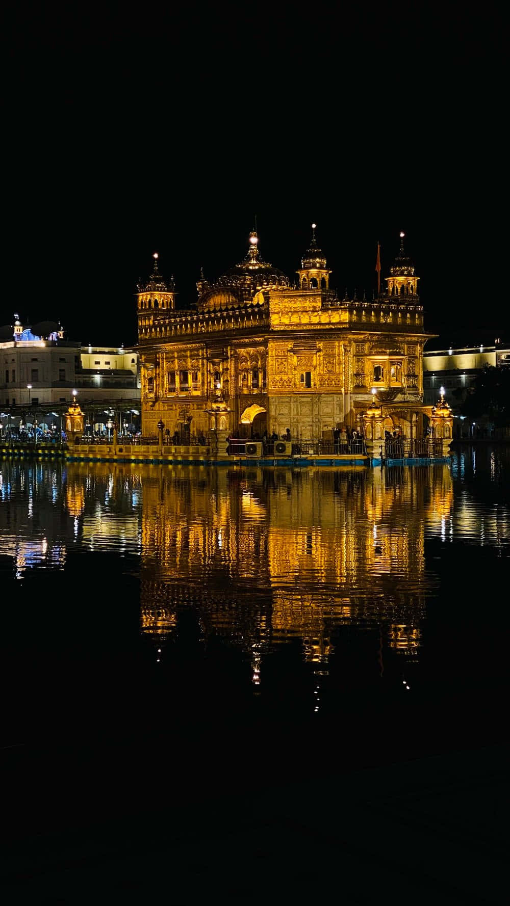 Serene Evening at the Golden Temple