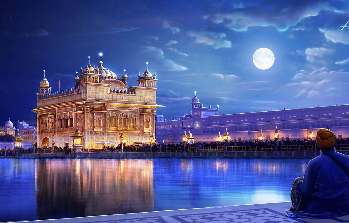 Majestic View of the Golden Temple