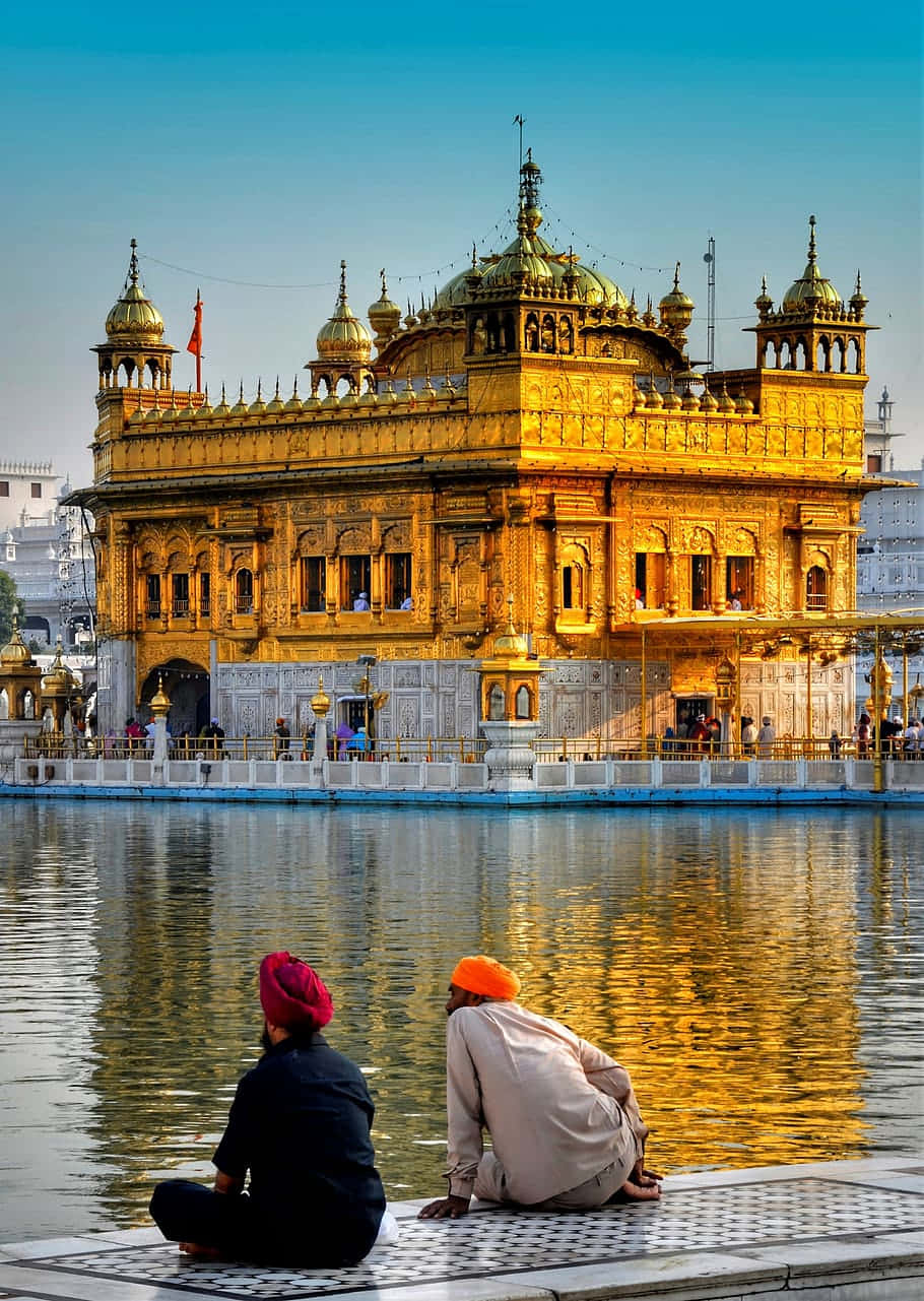 Stunning Golden Temple at Sunset