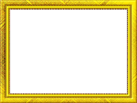 Golden Textured Frame PNG