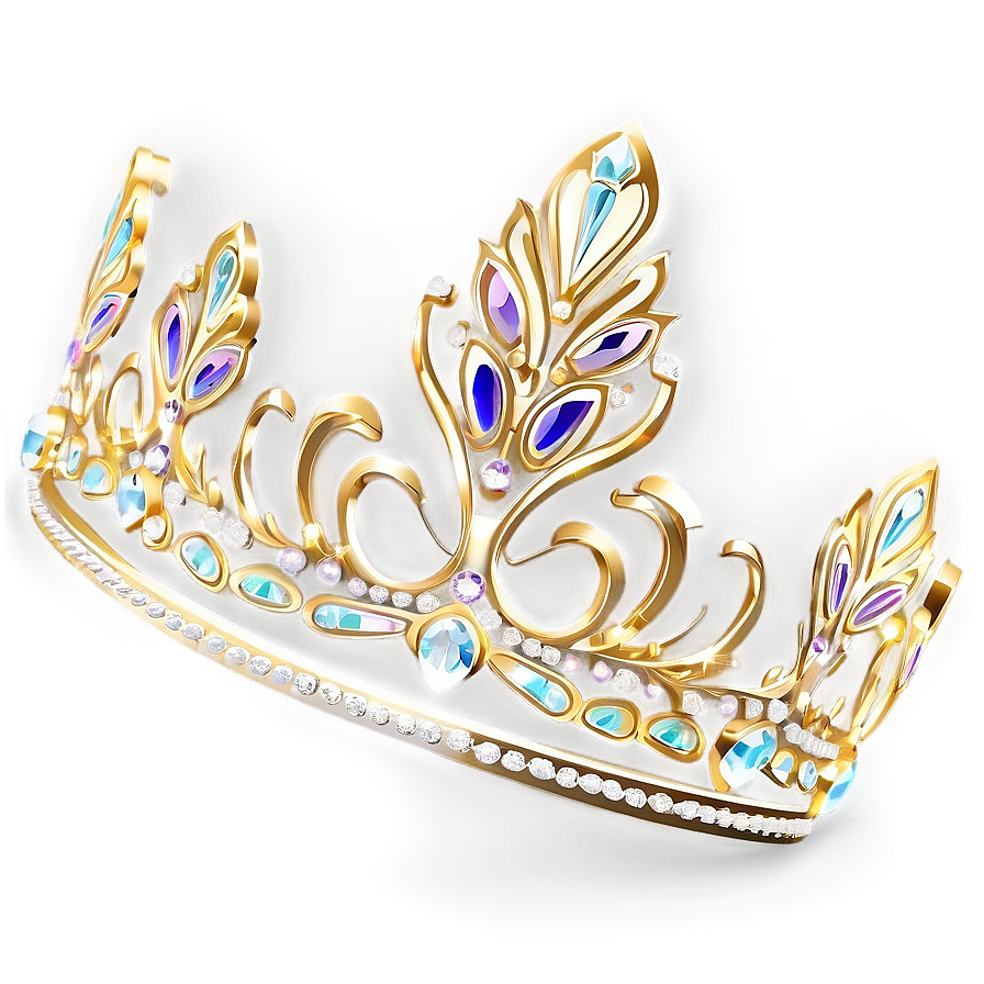 Golden Tiara Outline Png 99 PNG