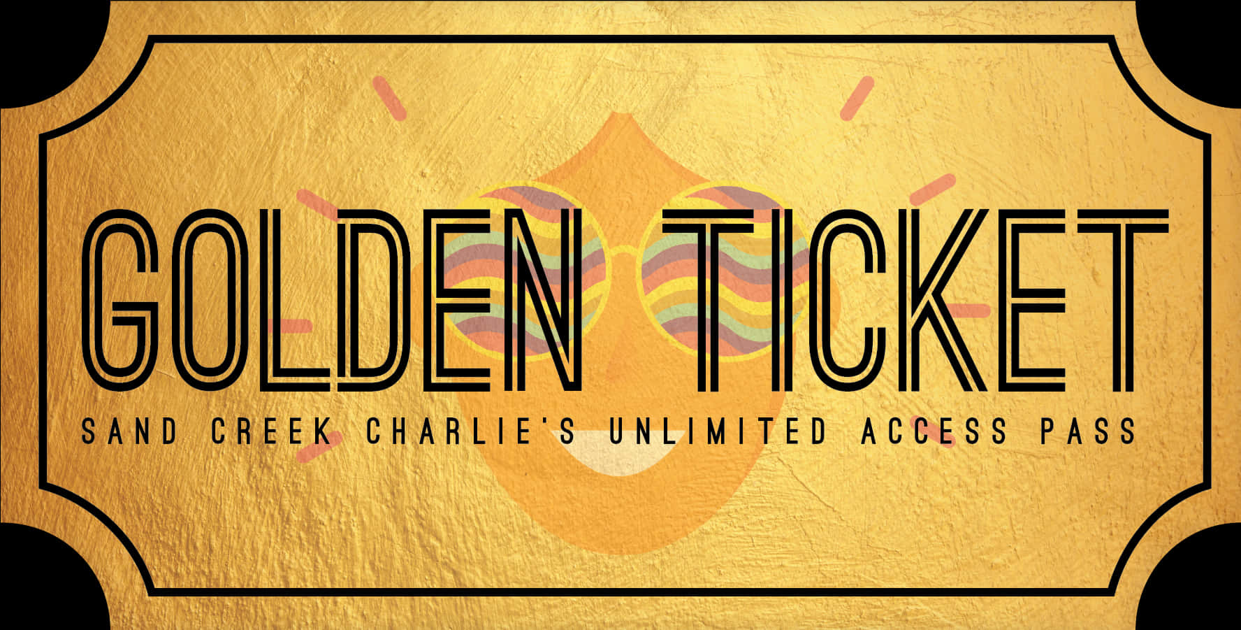 Download Golden Ticket Unlimited Access Pass | Wallpapers.com