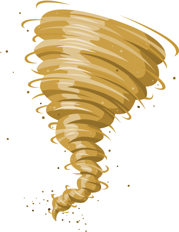 Download Golden Tornado Illustration | Wallpapers.com