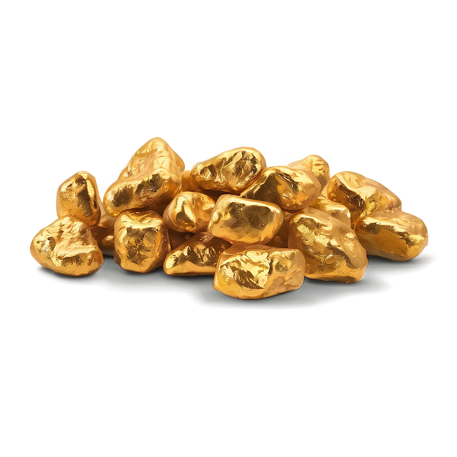 Golden Treasure Nugget Png Foe PNG