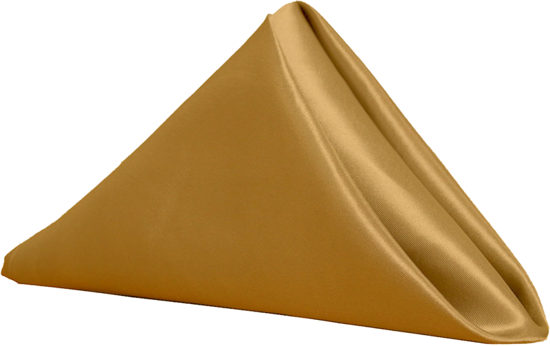 Golden Triangle Napkin Folded PNG