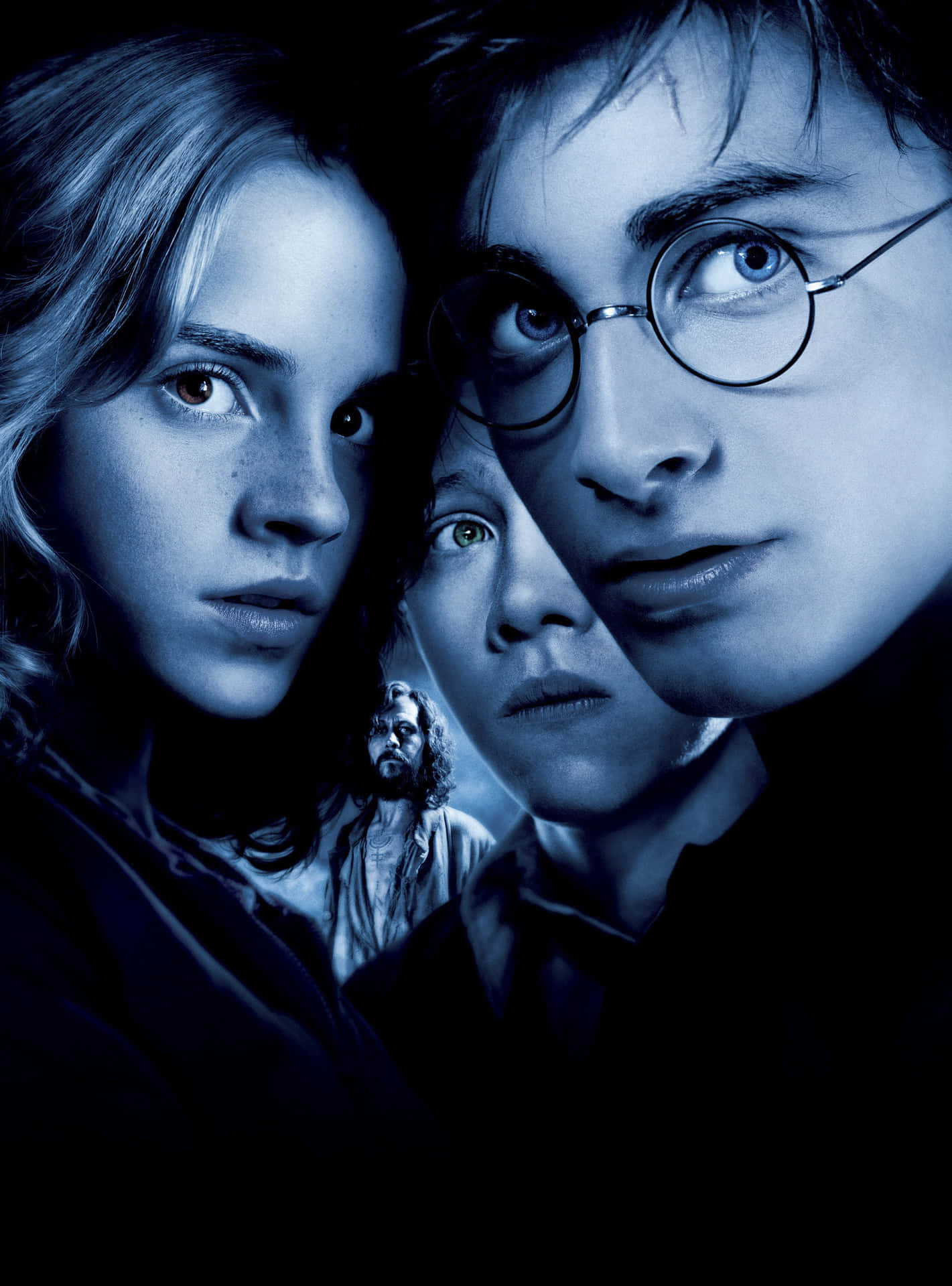 The Golden Trio – Capturing Hogwarts Magic Wallpaper