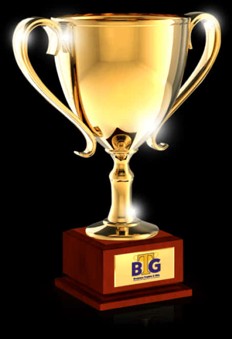 Golden Trophy Award PNG