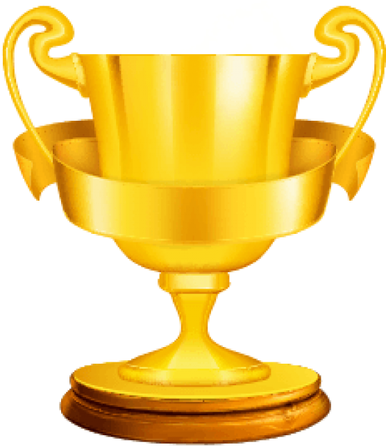 Golden Trophy Clipart PNG