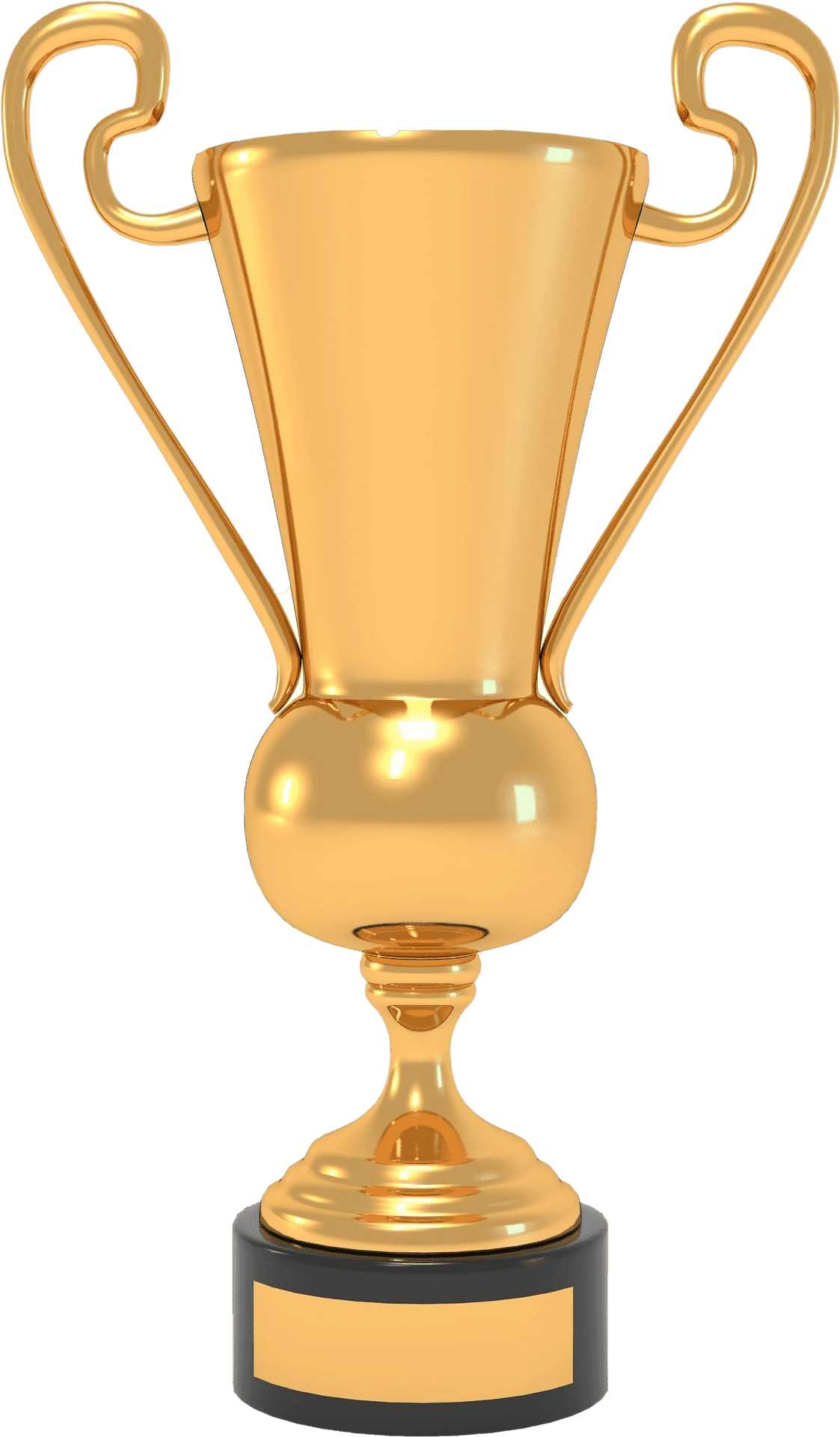 Golden Trophy Cup PNG