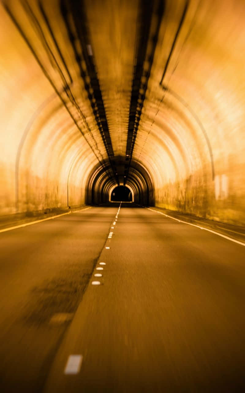 Golden Tunnel Perspective.jpg Wallpaper