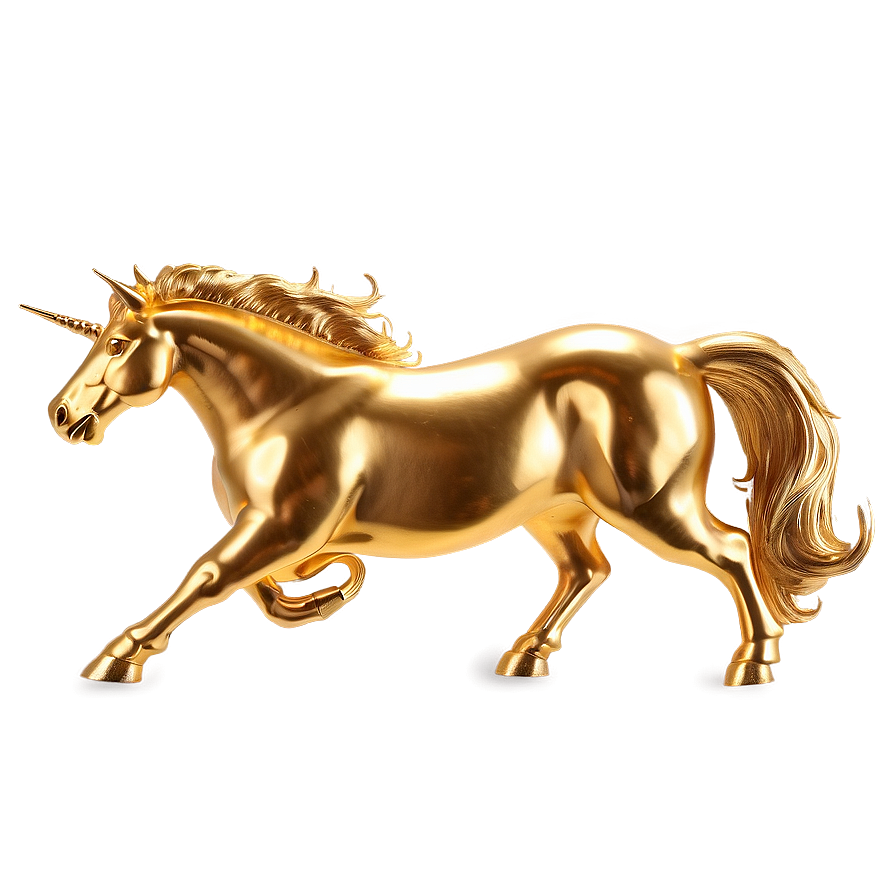 Golden Unicorn Png Sto24 PNG